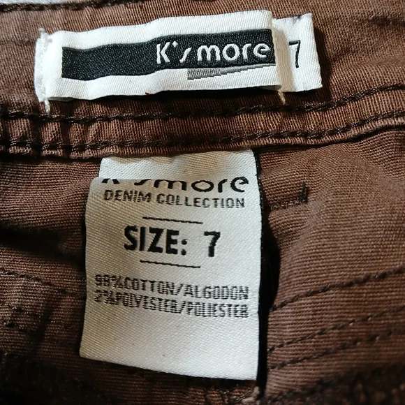 K's More Women's Brown Jeans Size 7 - Picture 2 of 3